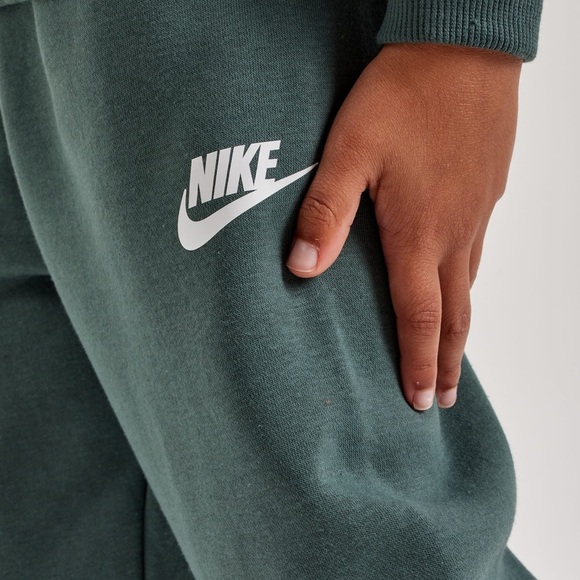 Nike  Futura Green Fleece Joggers with Swoosh - Picture 1 of 5